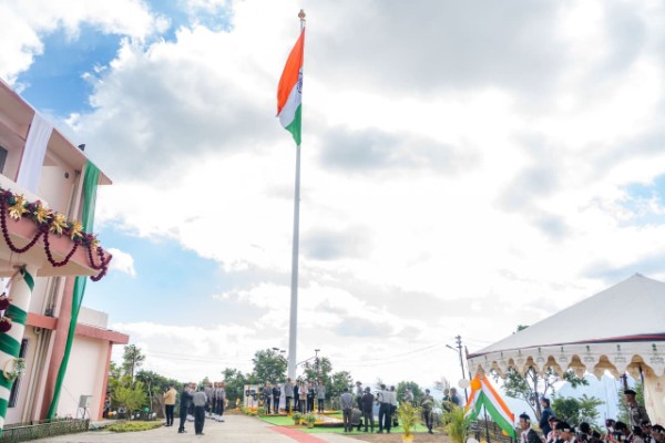 Mizoram Governor unfurls state’s tallest national flag at Zokhawsang